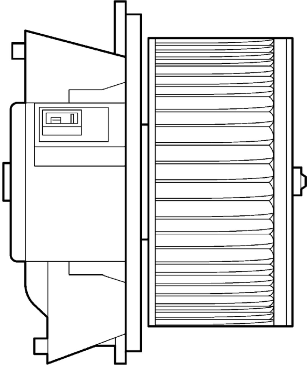 MAHLE PC Interior blower AB107000P