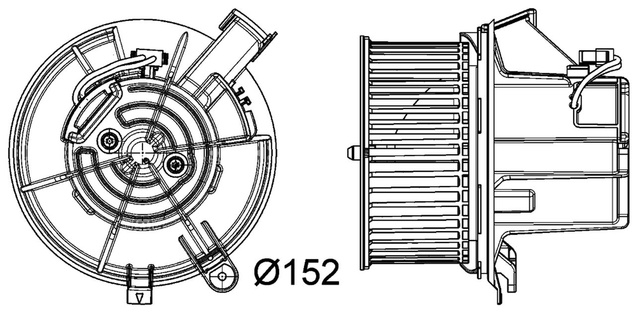MAHLE PC Interior blower AB119000P