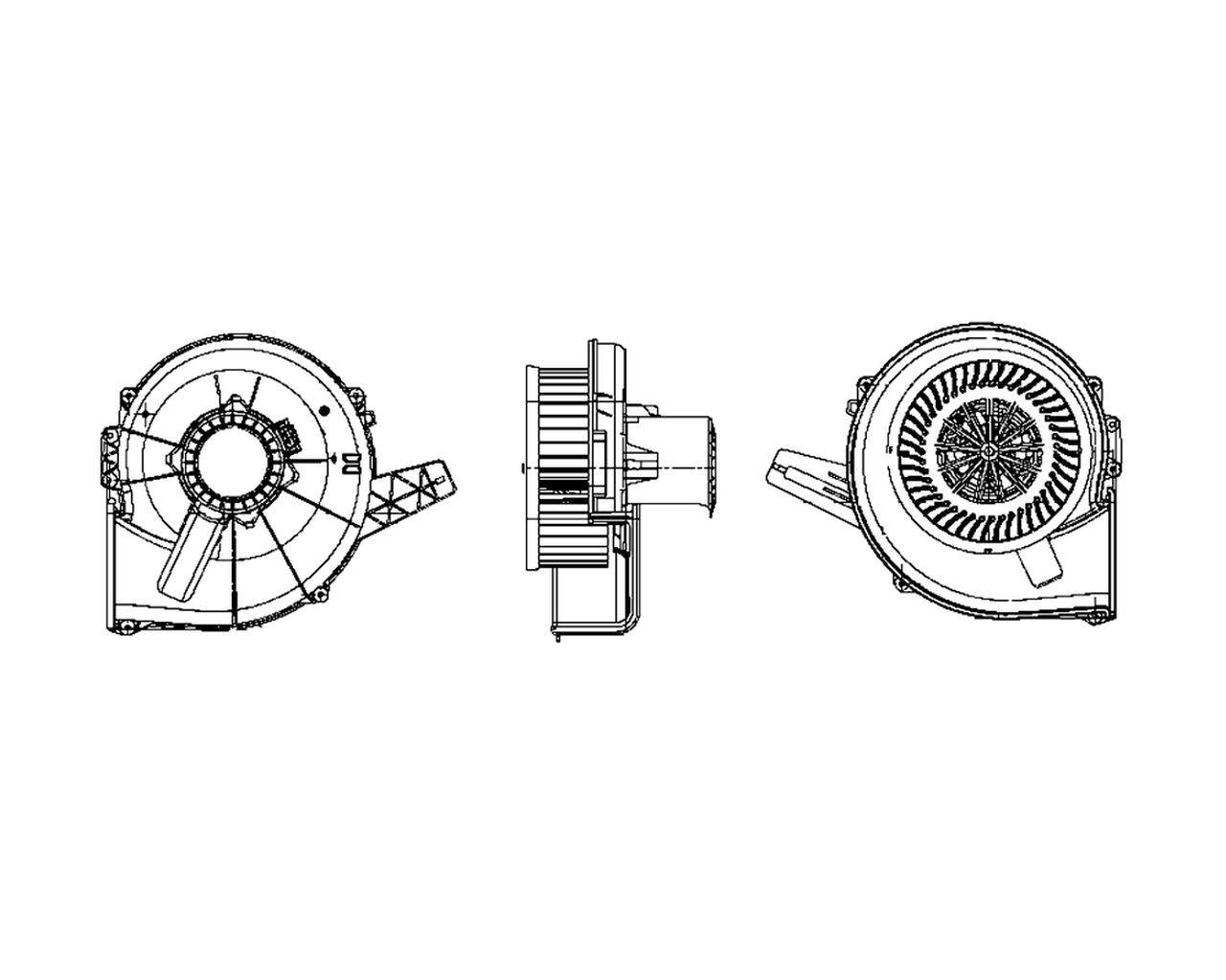 MAHLE PC Interior blower AB18000P