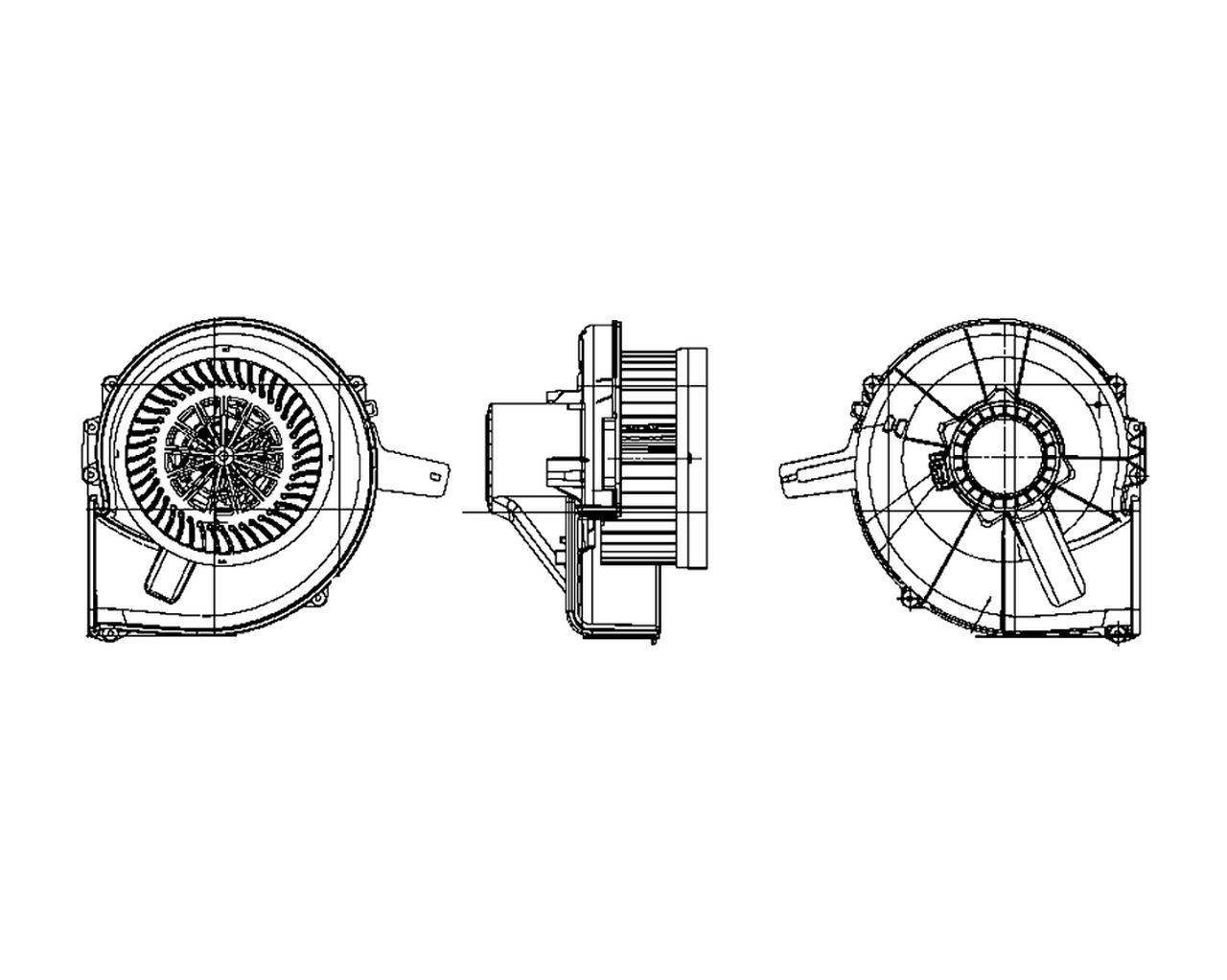 MAHLE PC Interior blower AB21000P