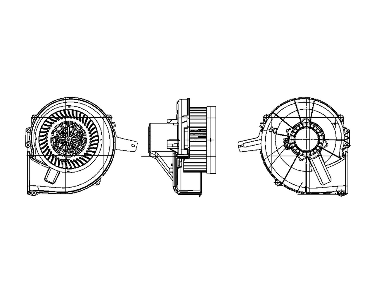 MAHLE PC Interior blower AB21000P