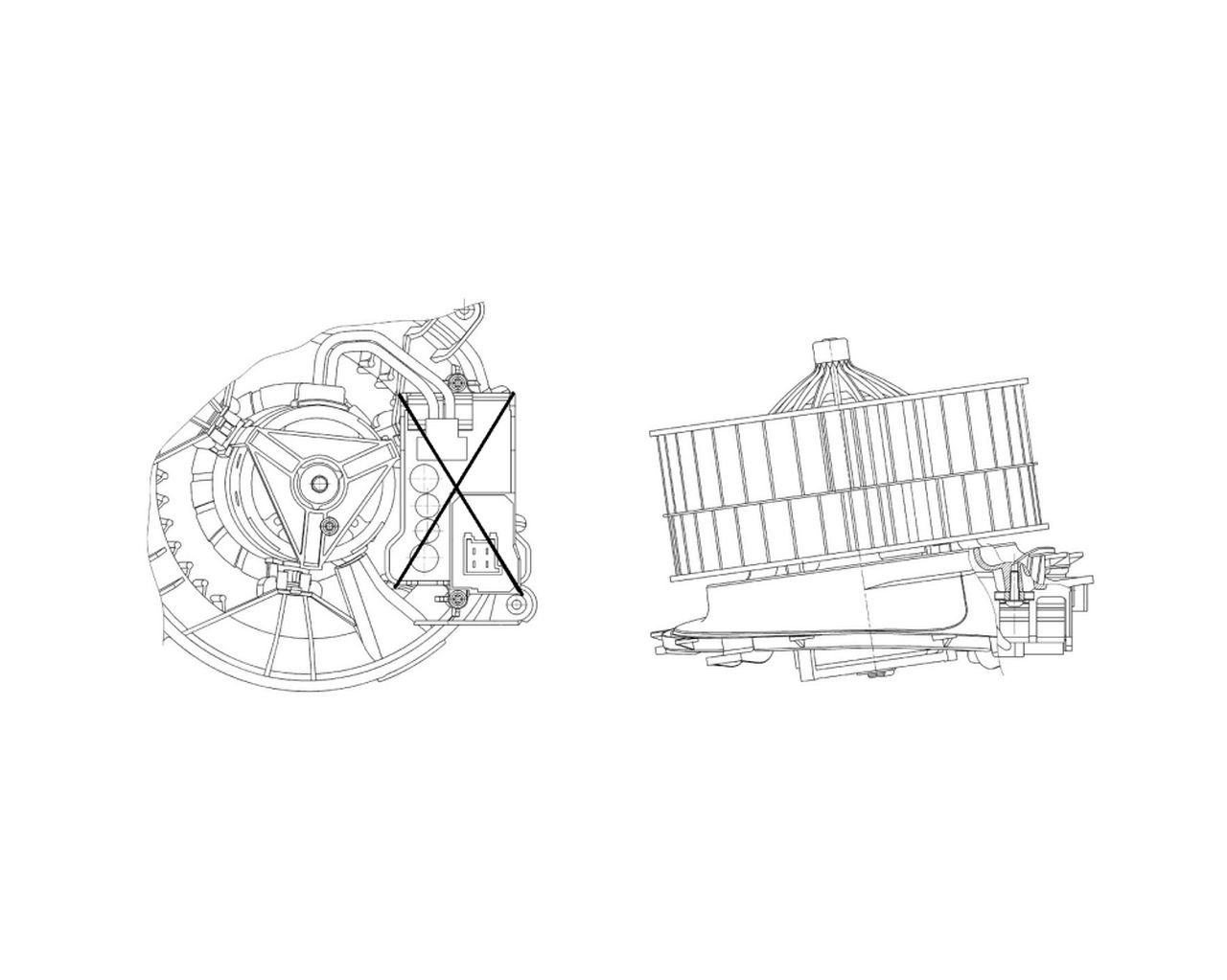 MAHLE PC Interior blower AB25000P