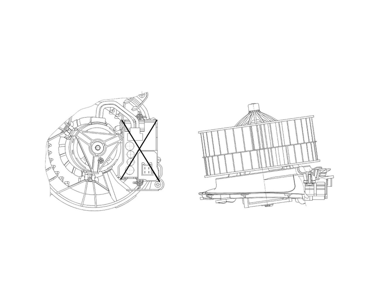 MAHLE PC Interior blower AB25000P