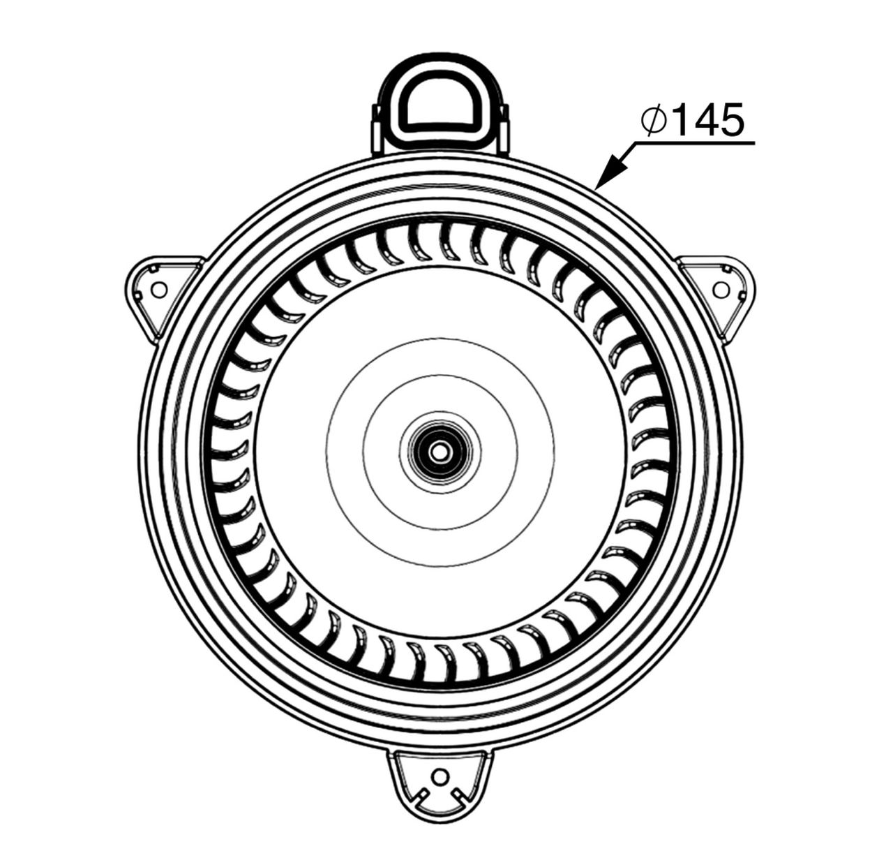 MAHLE PC Interior blower AB268000P