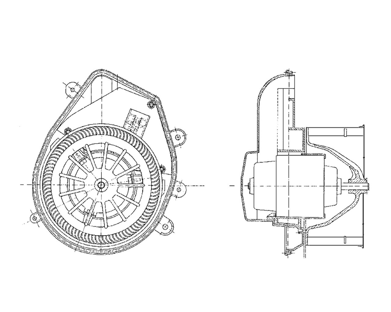 MAHLE PC Interior blower AB54000P