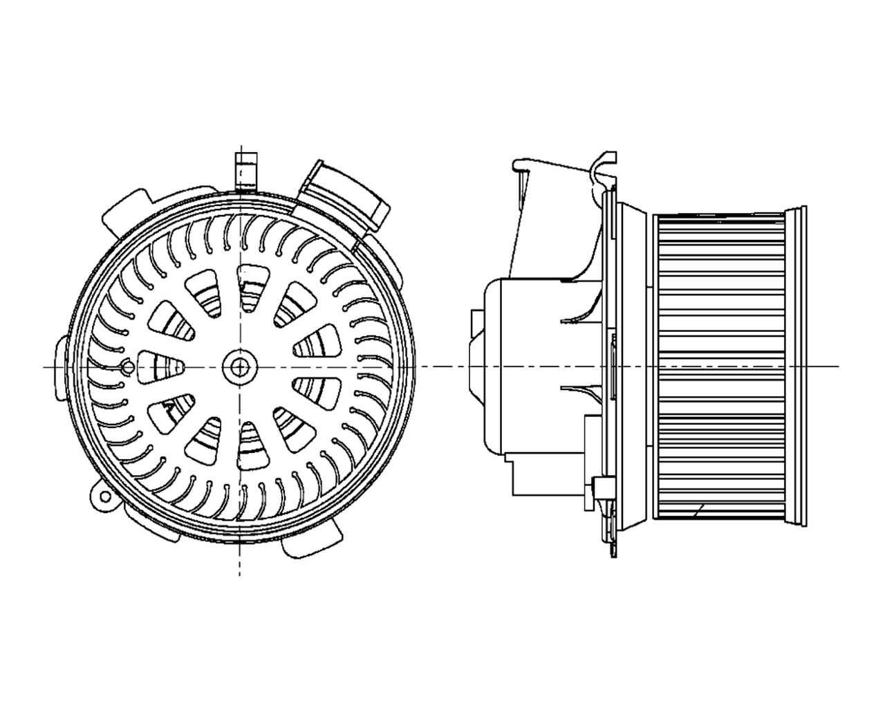 MAHLE PC Interior blower AB66000P