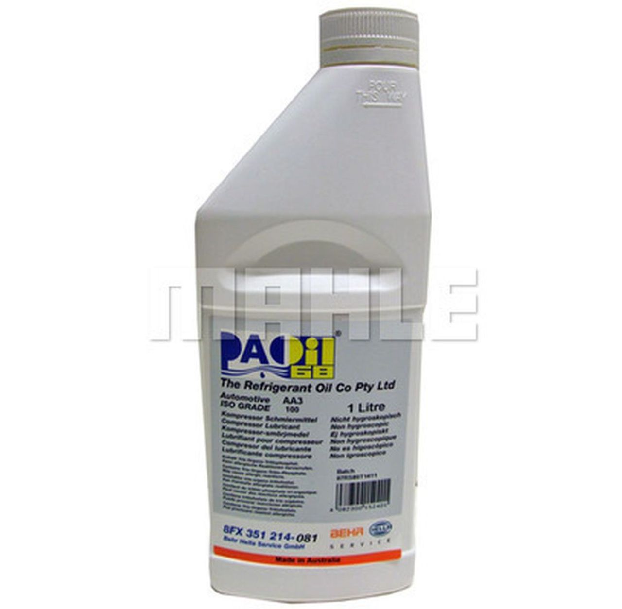 MAHLE Miscellaneous Aircon compressor oil ACPL13000P