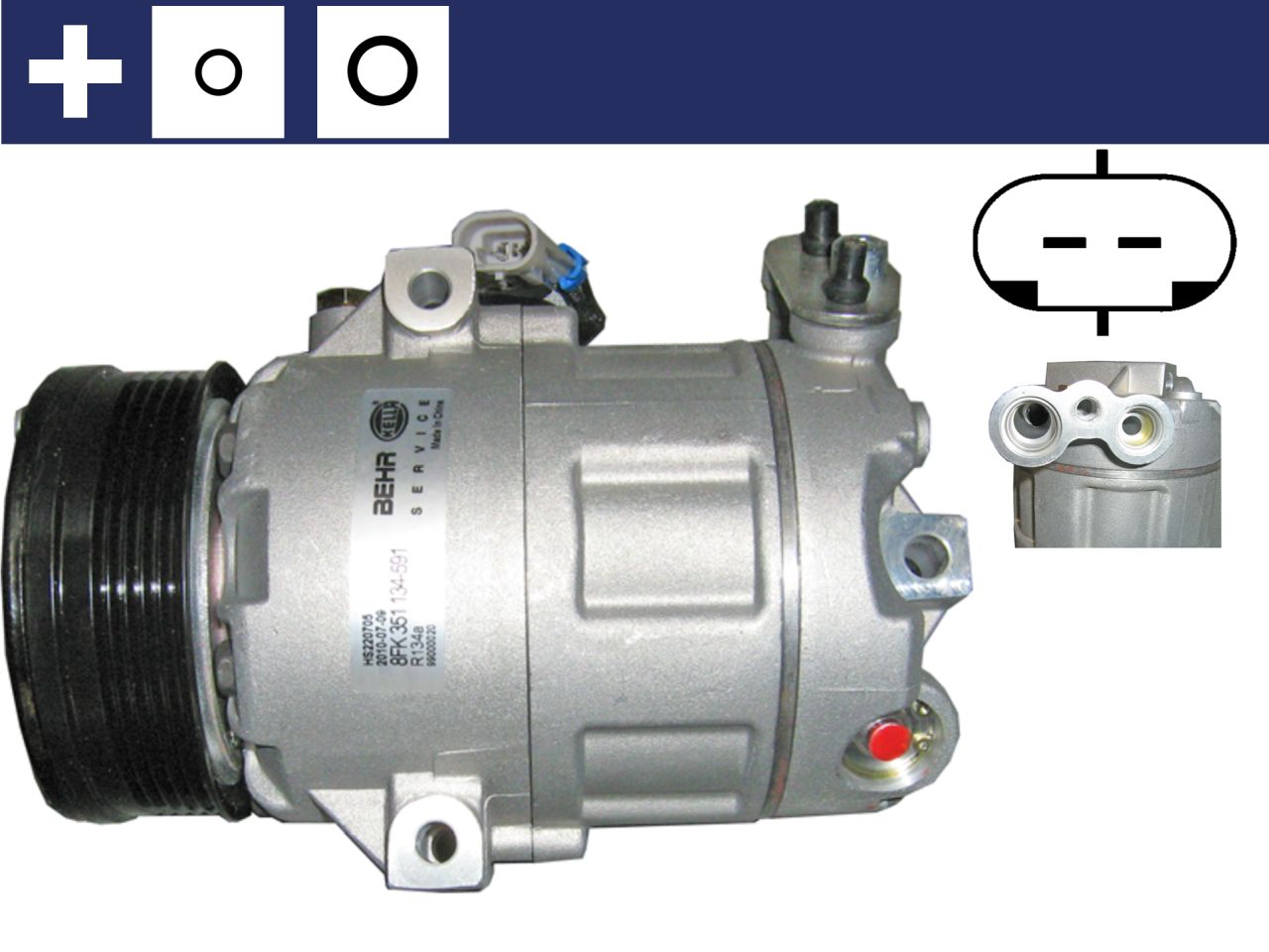 MAHLE PC Aircon compressor ACP62000S