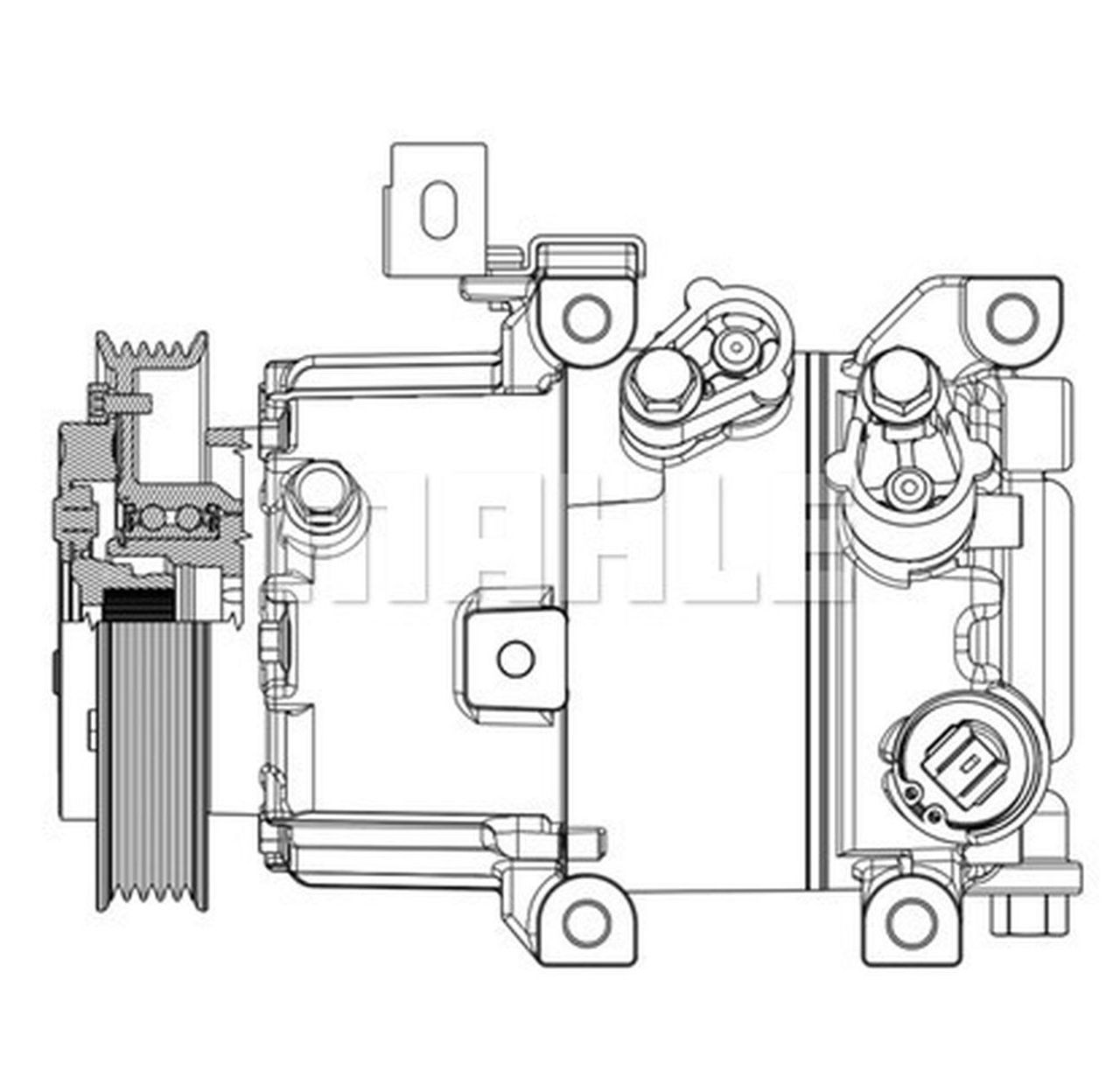 MAHLE PC Aircon compressor ACP631000P