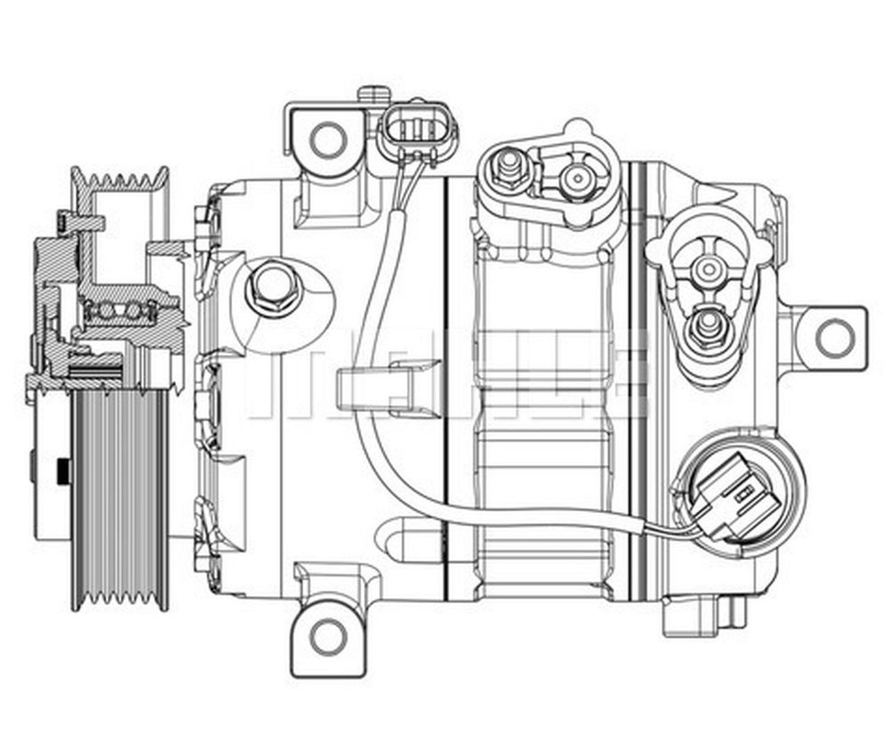 MAHLE PC Aircon compressor ACP637000P