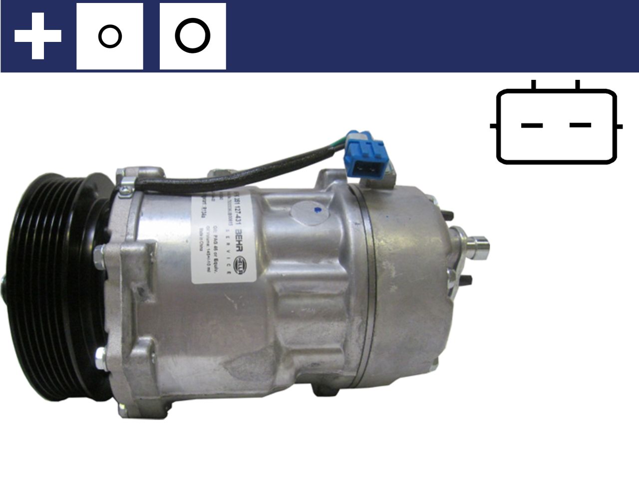 MAHLE LCV Aircon compressor ACP79000S