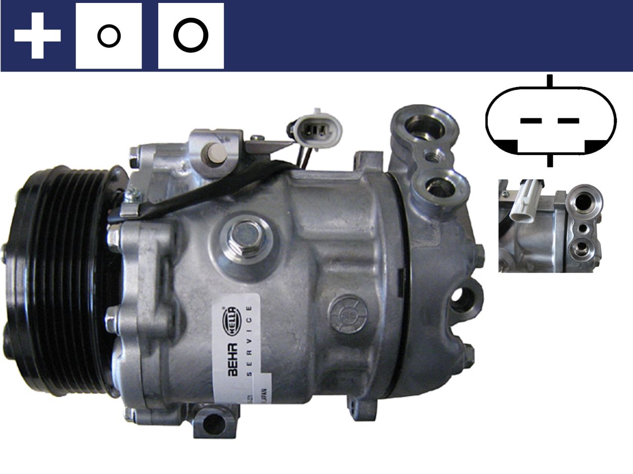 MAHLE PC Aircon compressor ACP83000S
