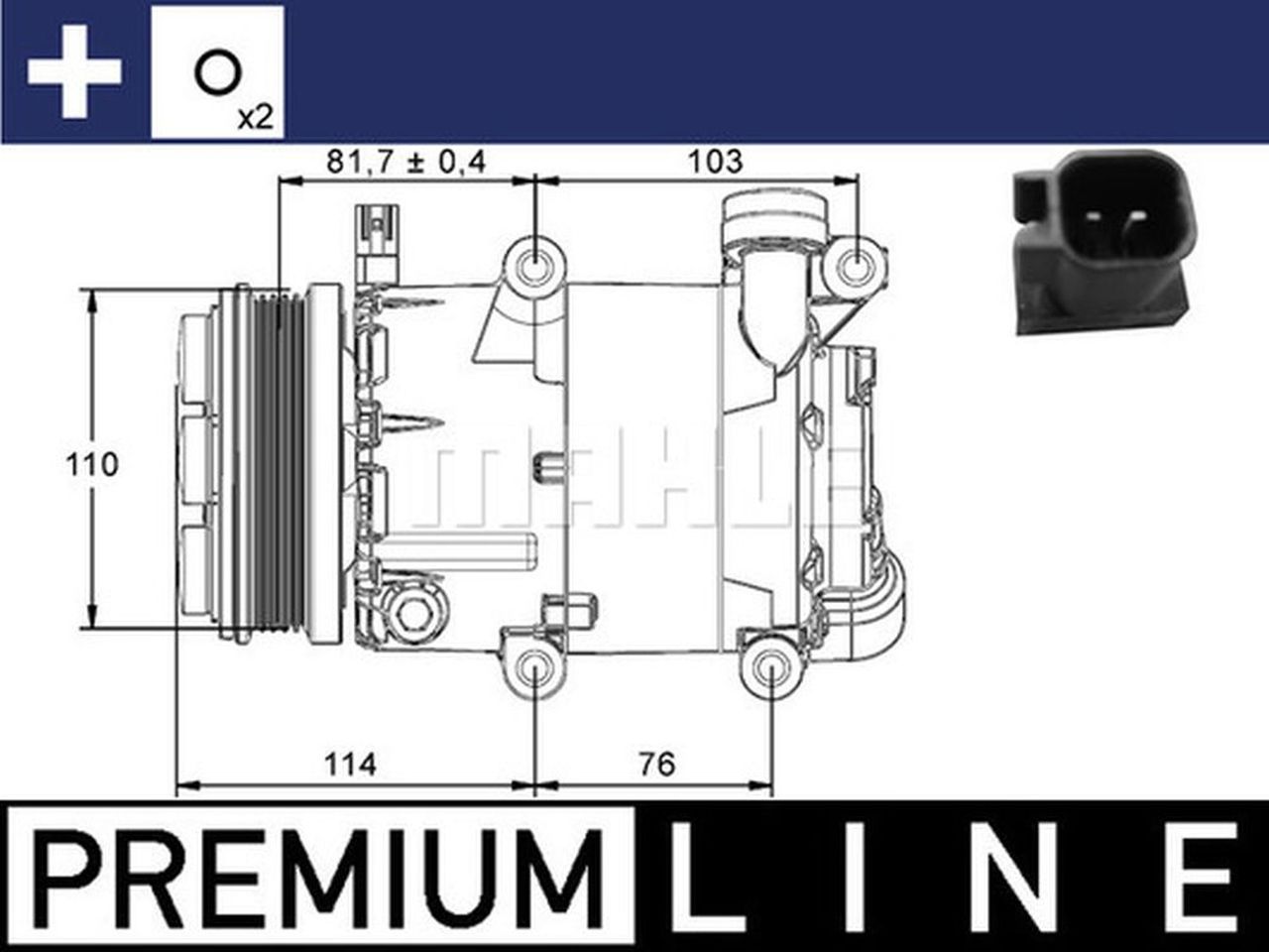 MAHLE PC Aircon compressor ACP866000P