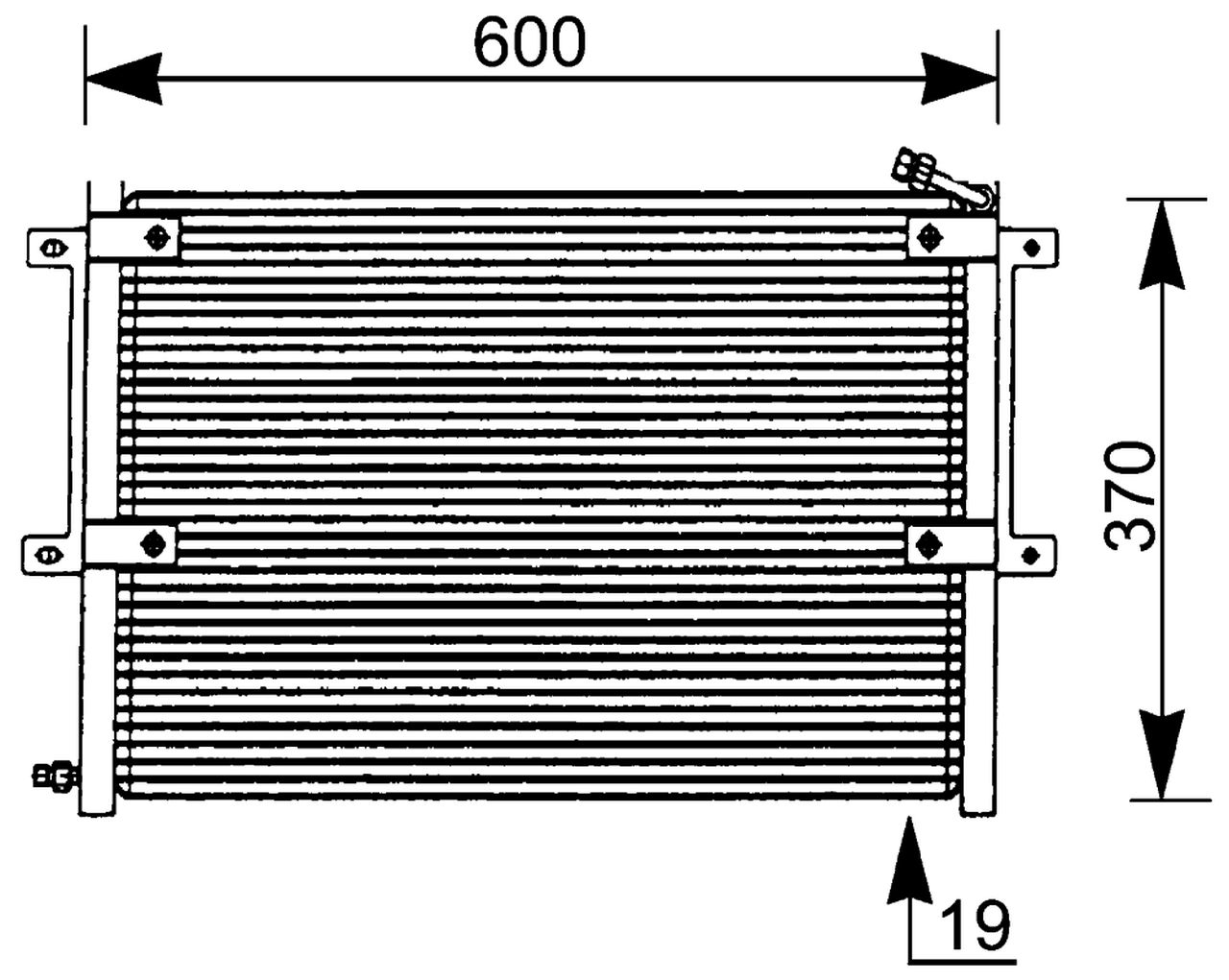 MAHLE PC Aircon condenser AC171000P