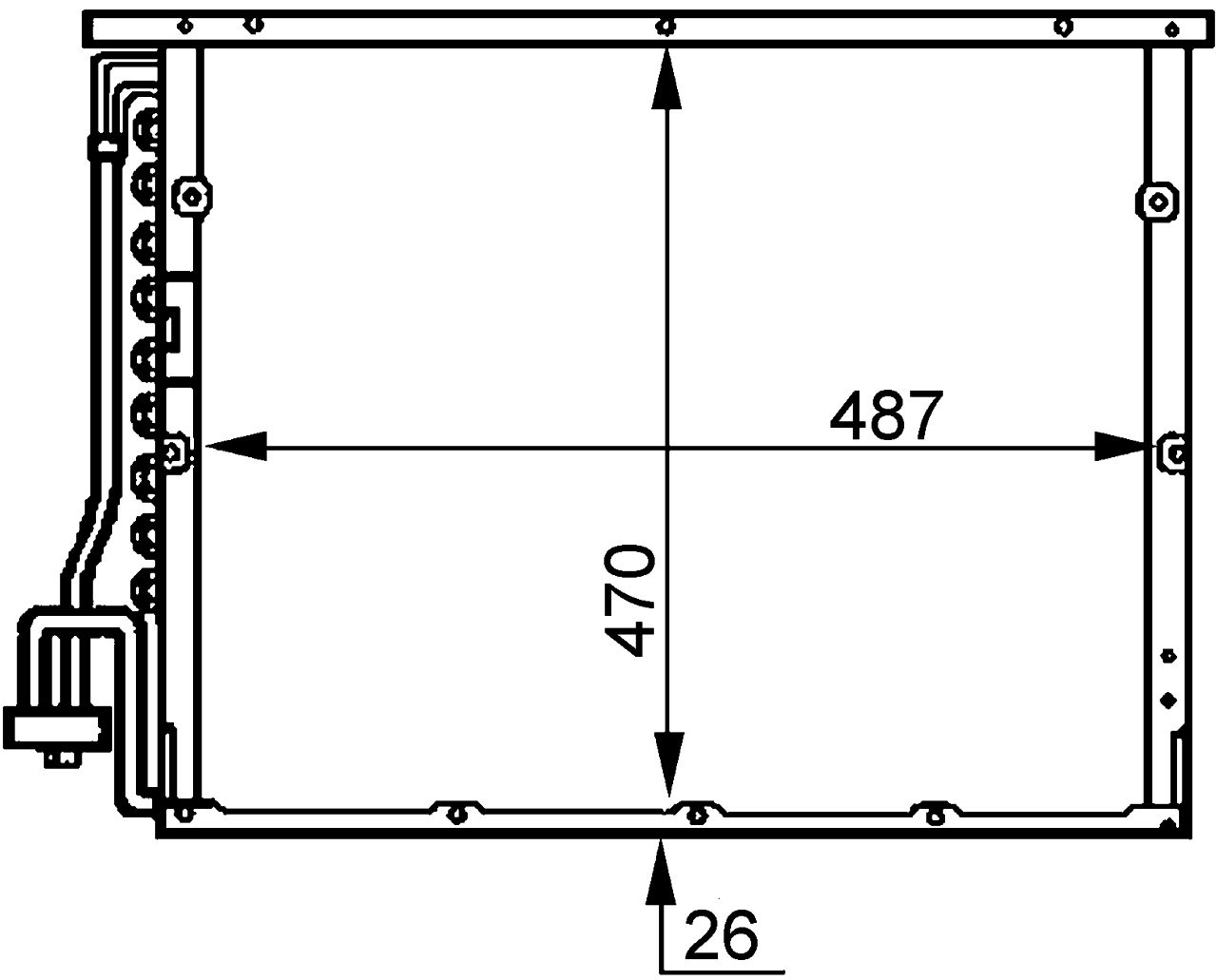 MAHLE PC Aircon condenser AC179000S