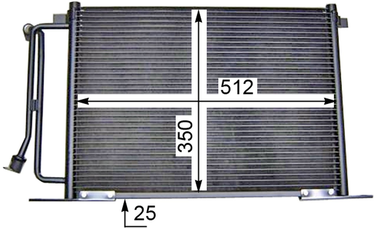 MAHLE PC Aircon condenser AC183000S