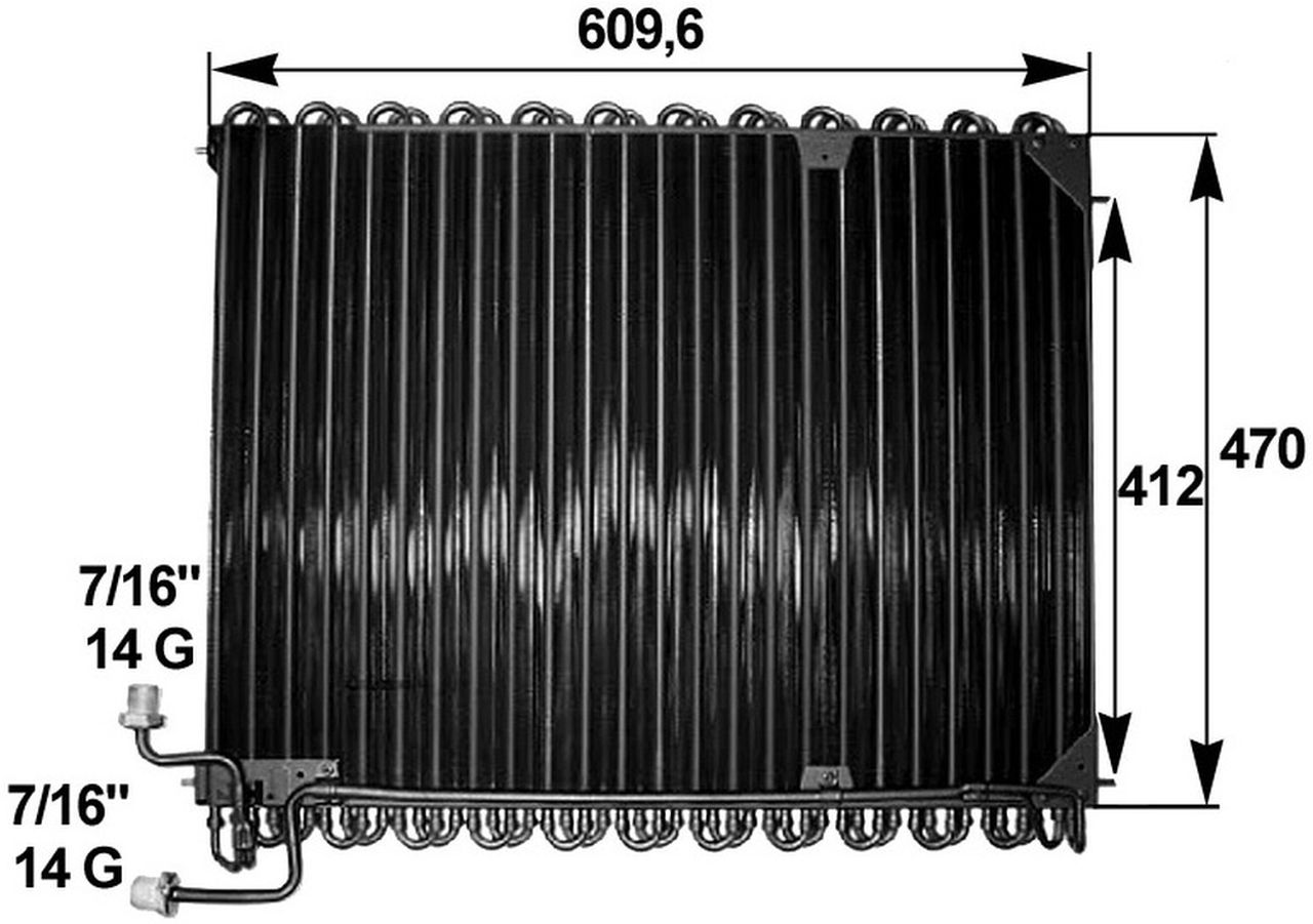 MAHLE Truck/Bus Aircon condenser AC285000P