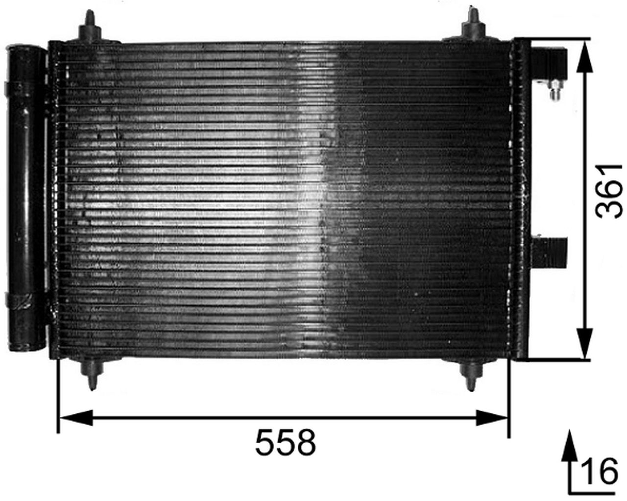 MAHLE PC Aircon condenser AC291000S