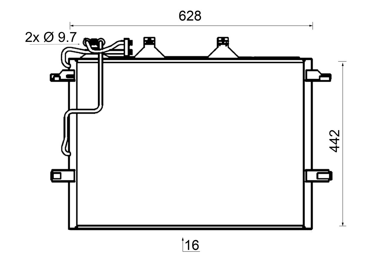 MAHLE PC Aircon condenser AC318000S