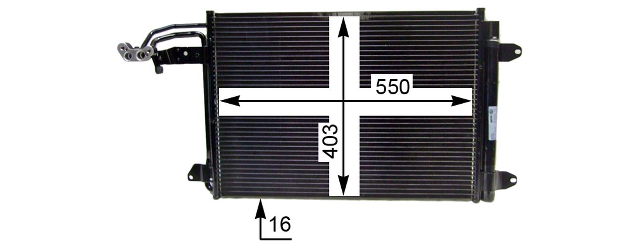MAHLE PC Aircon condenser AC324000P
