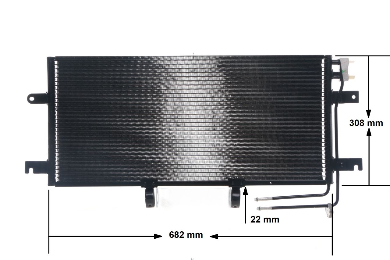 MAHLE LCV Aircon condenser AC332000S