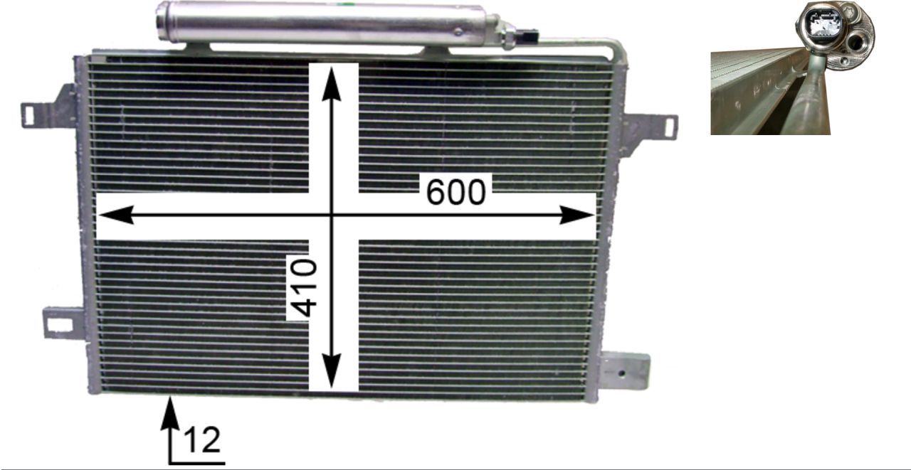 MAHLE PC Aircon condenser AC369000P