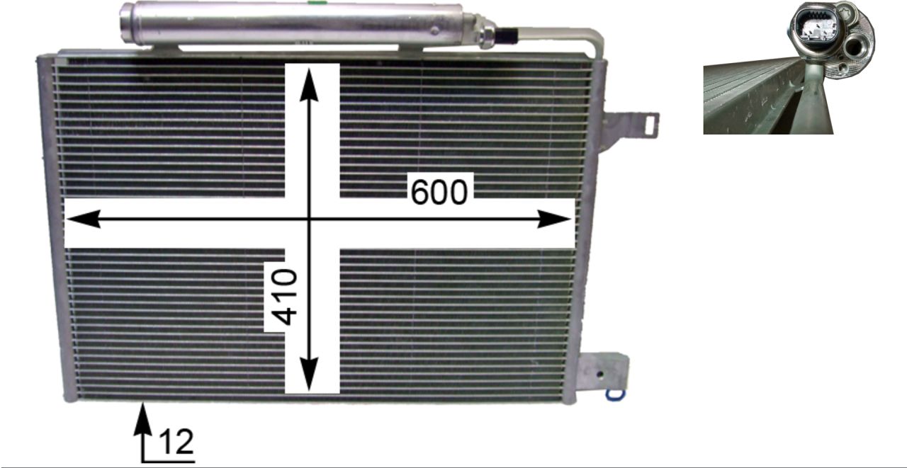 MAHLE PC Aircon condenser AC370000P