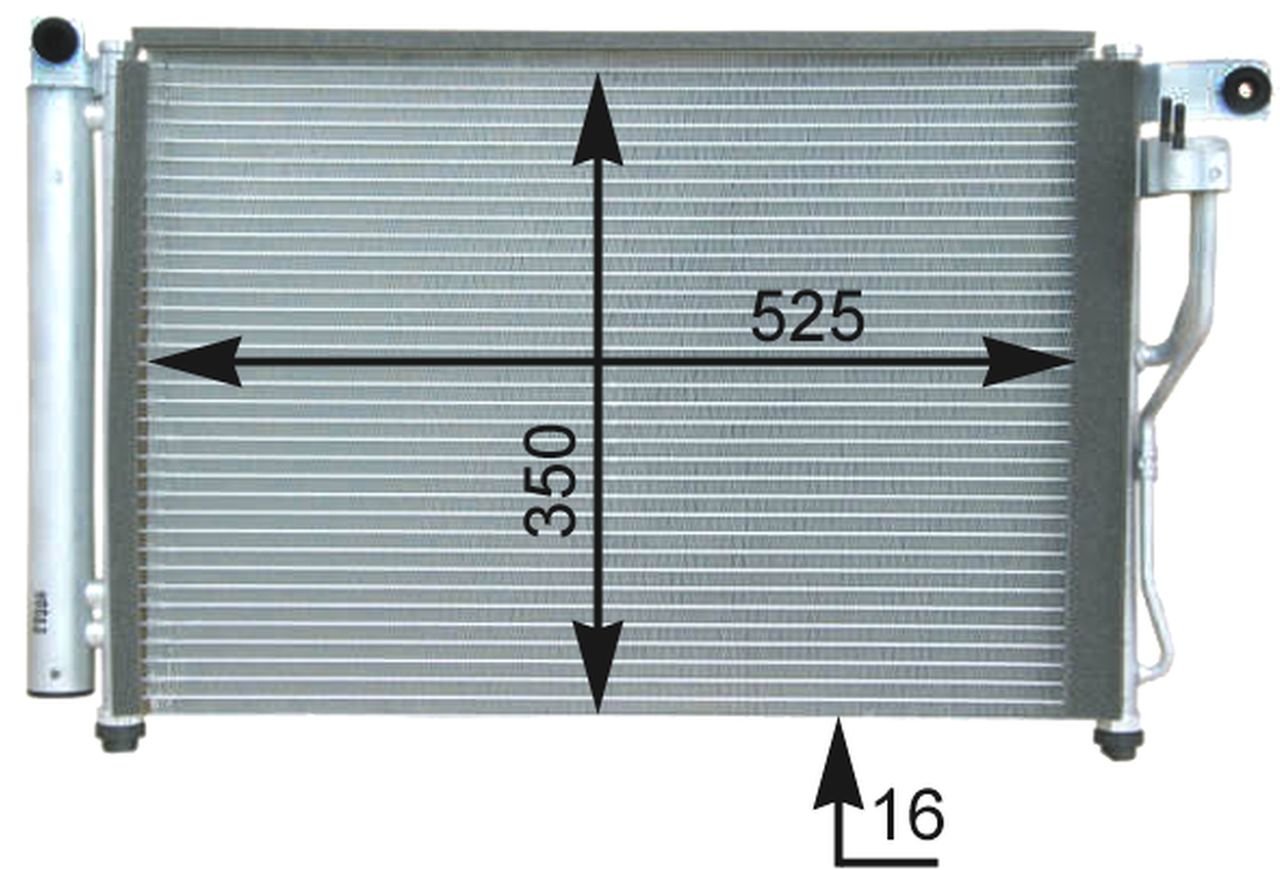 MAHLE PC Aircon condenser AC439000P