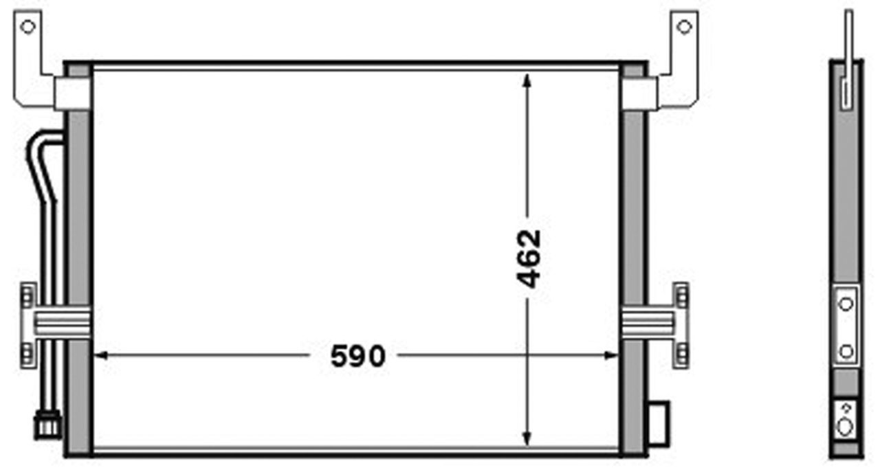 MAHLE Truck/Bus Aircon condenser AC524000S