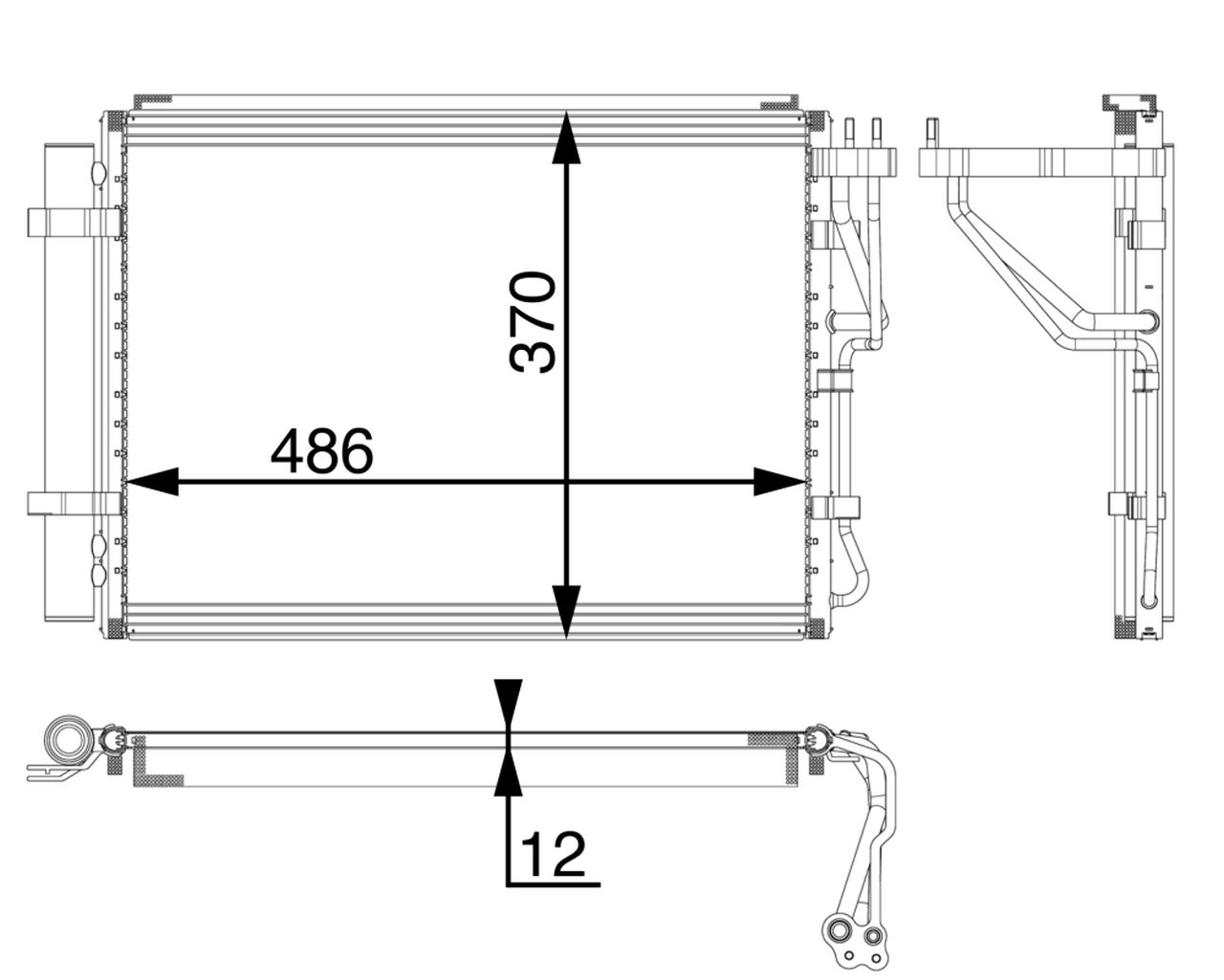 MAHLE PC Aircon condenser AC59000P