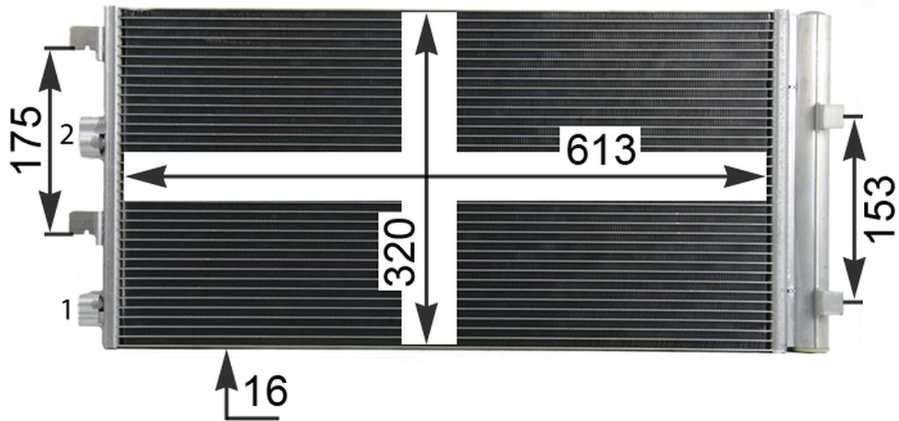 MAHLE PC Aircon condenser AC724000P
