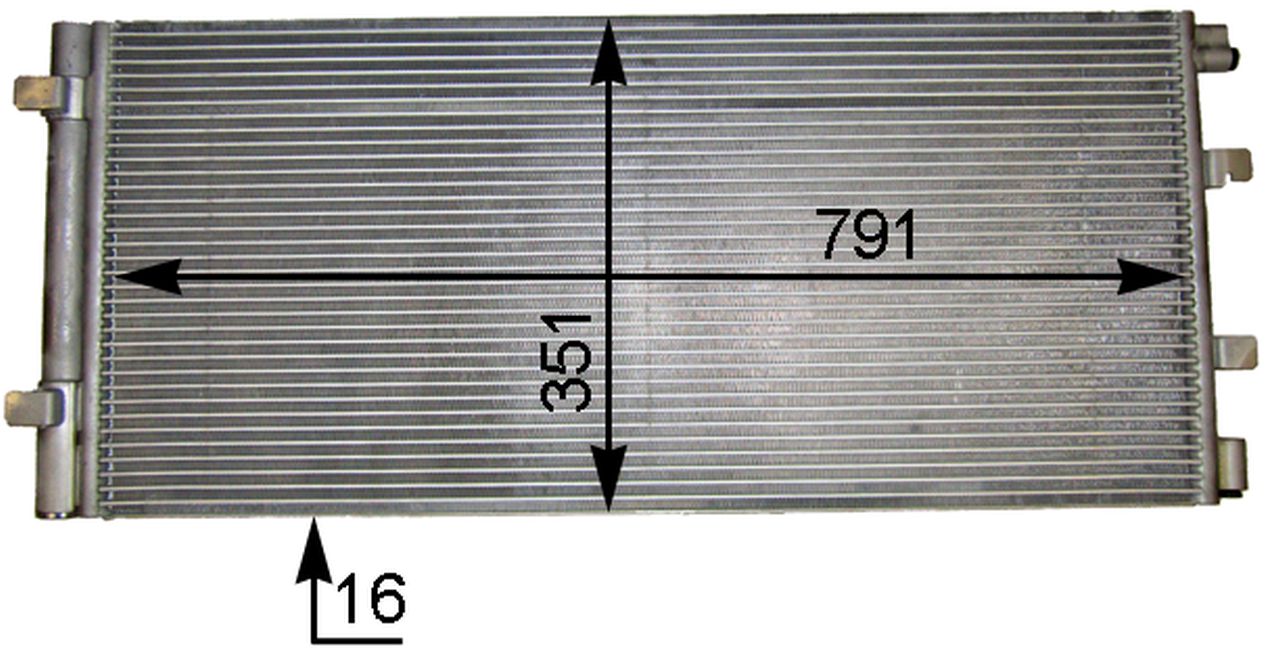 MAHLE PC Aircon condenser AC776000S