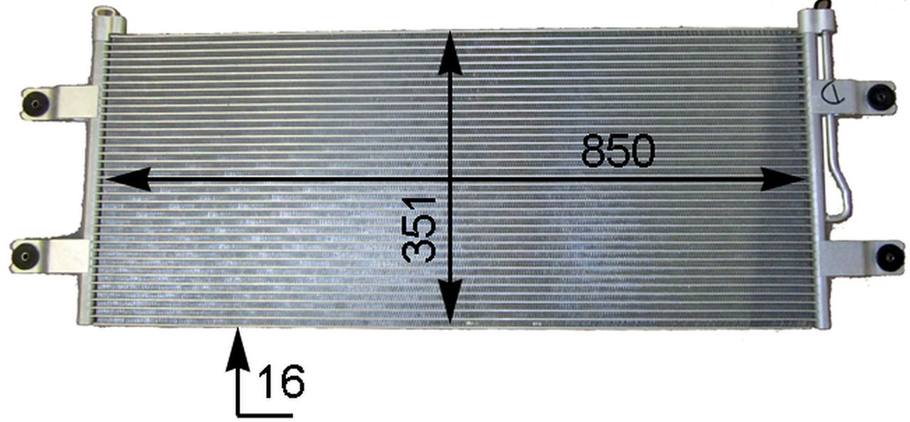 MAHLE Truck/Bus Aircon condenser AC783000P