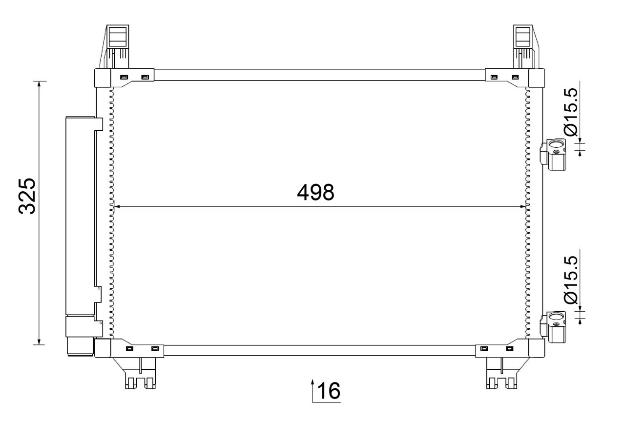 MAHLE PC Aircon condenser AC793000S