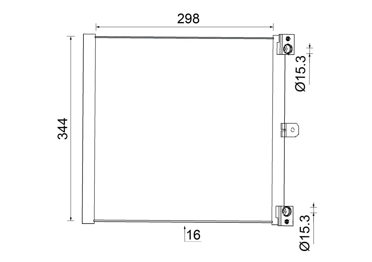 MAHLE Aircon Condenser AC948000S
