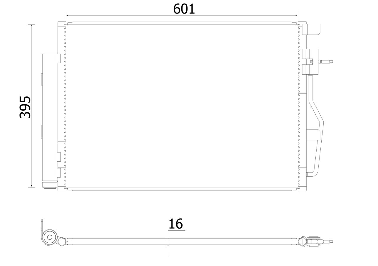MAHLE Aircon Condenser AC958000S