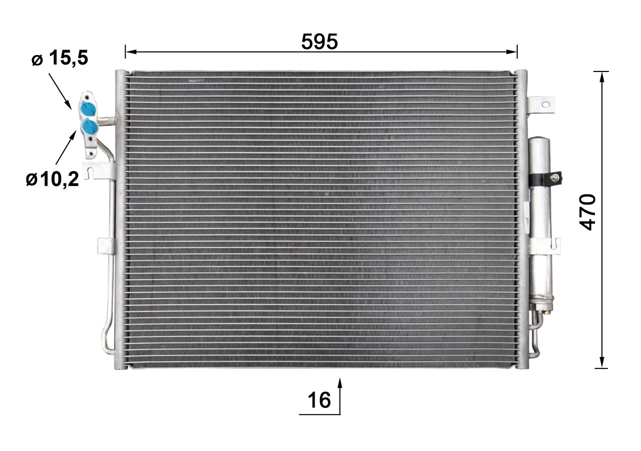 MAHLE Aircon Condenser AC959000S
