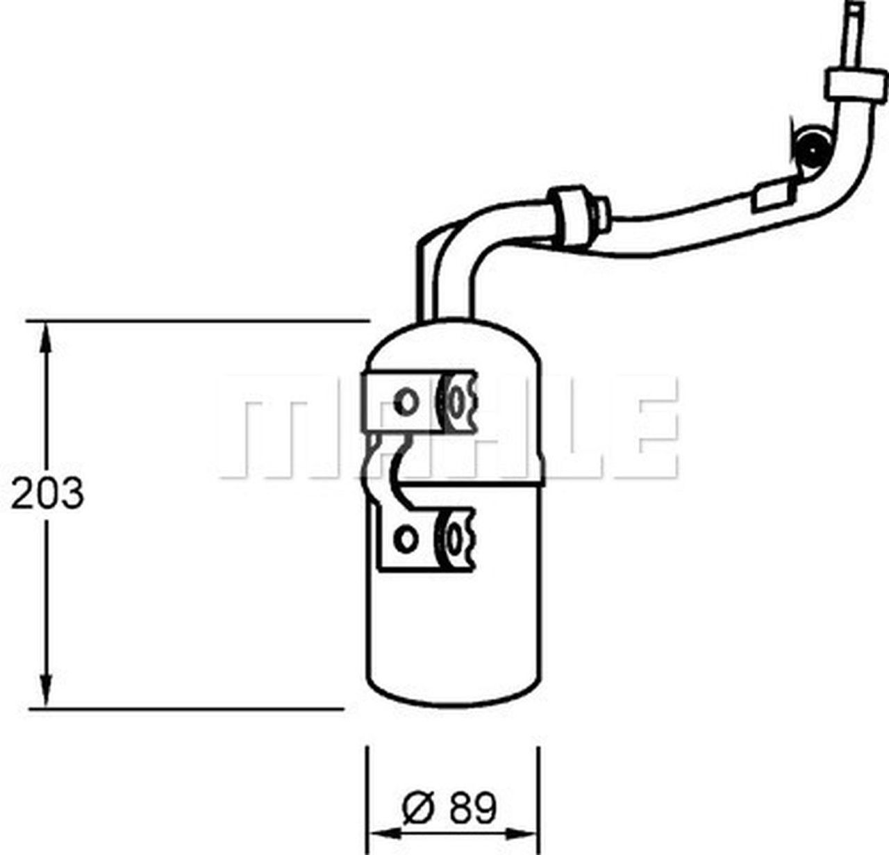 MAHLE PC Filter-drier and accumulator AD277000S