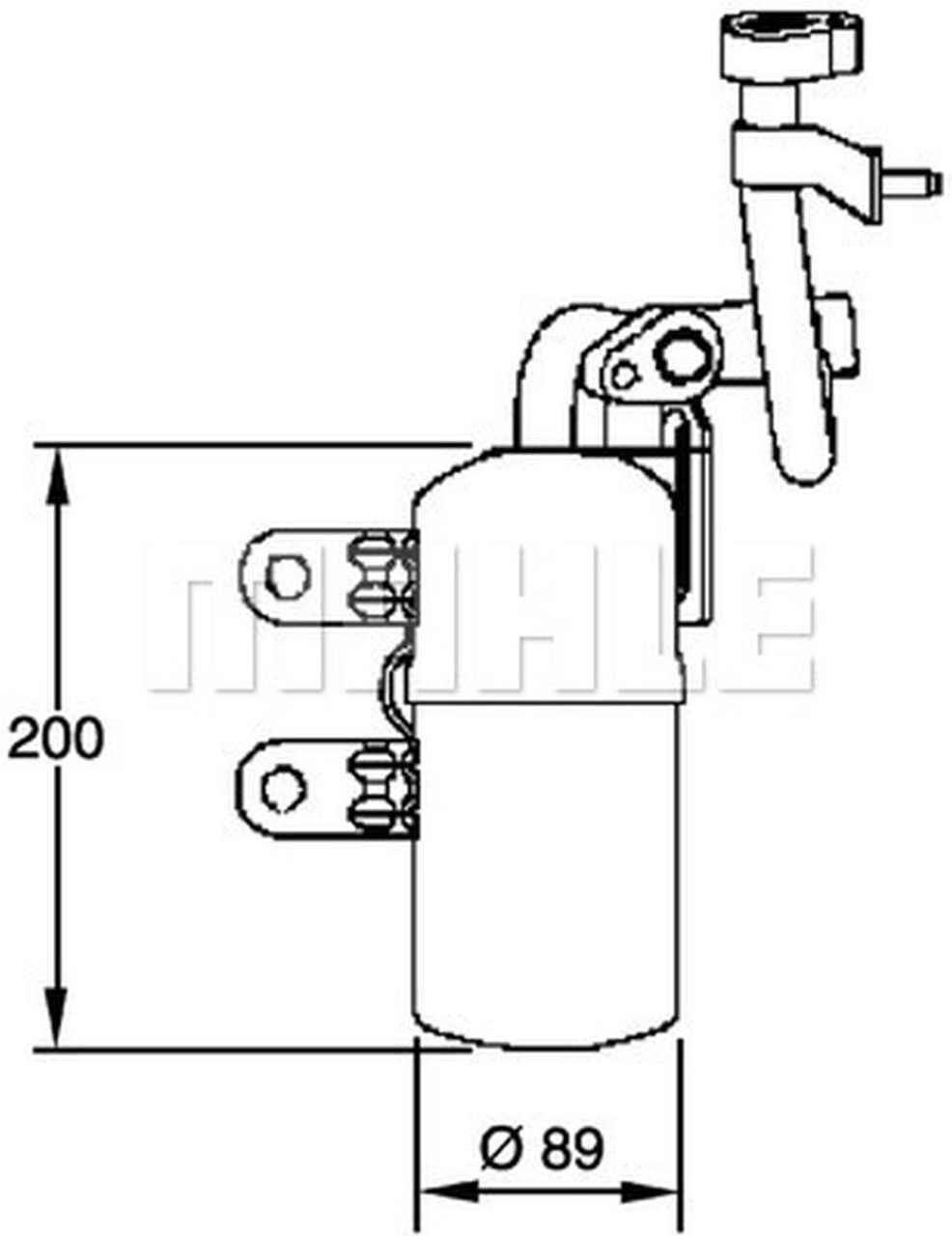 MAHLE PC Filter-drier and accumulator AD280000P