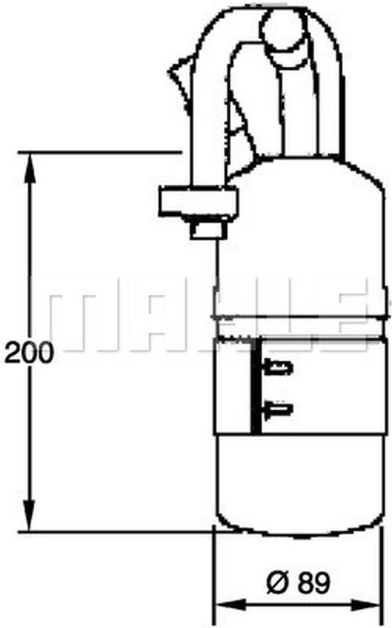 MAHLE PC Filter-drier and accumulator AD282000P