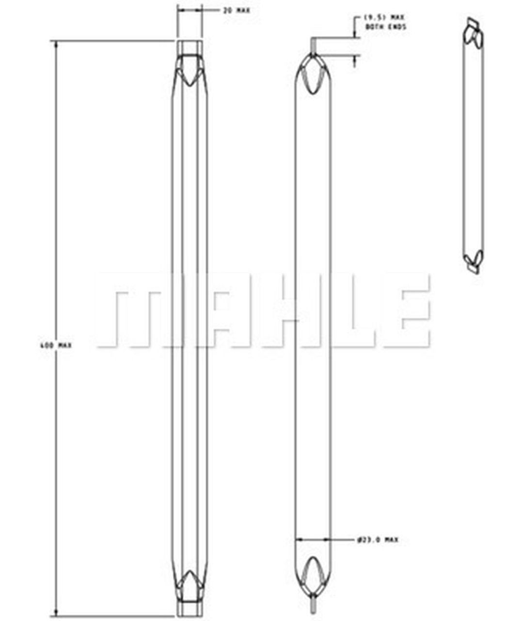 MAHLE PC Filter-drier and accumulator AD295000P
