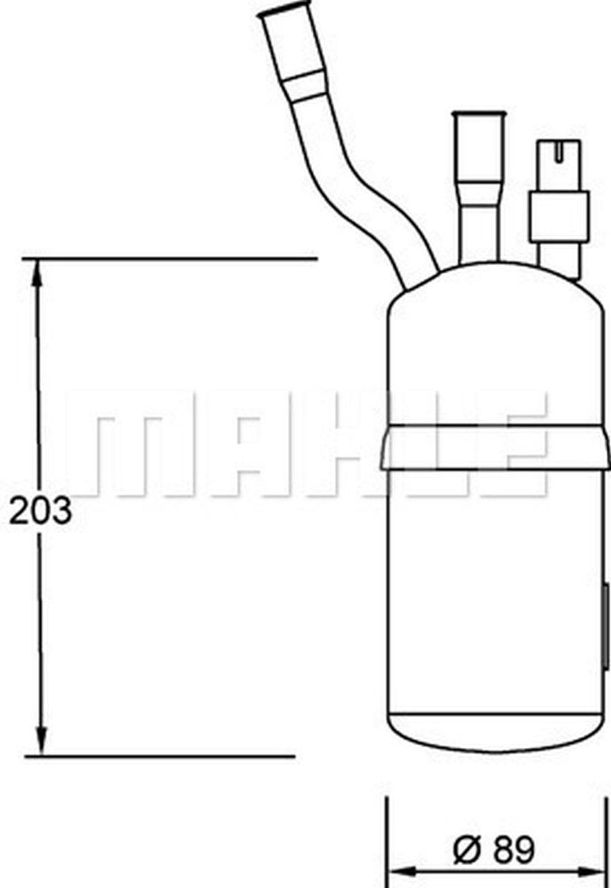 MAHLE PC Filter-drier and accumulator AD40000P