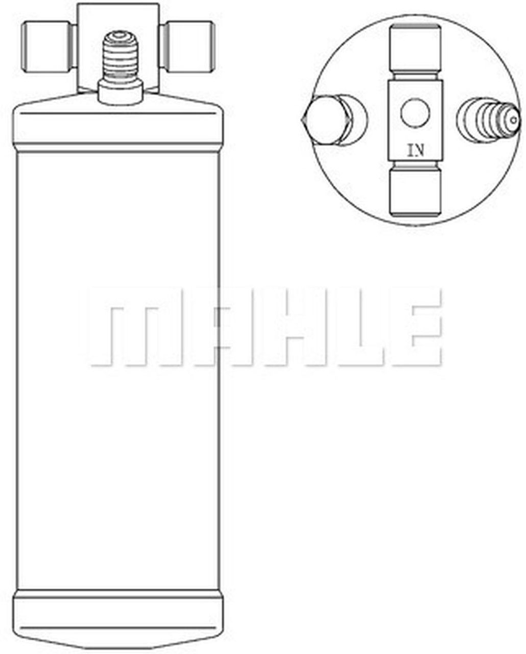 MAHLE Truck/Bus Filter-drier and accumulator AD55000S