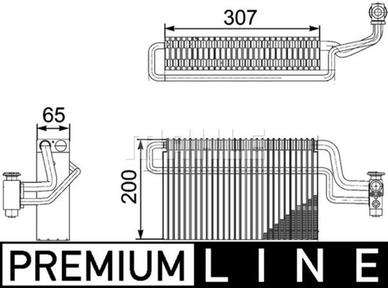 MAHLE Truck/Bus Evaporator AE146000P