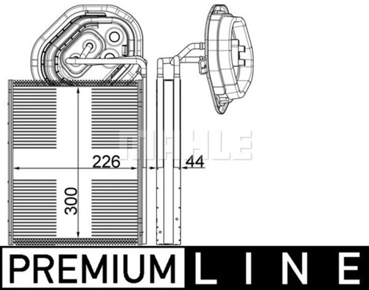 MAHLE PC Evaporator AE3000P