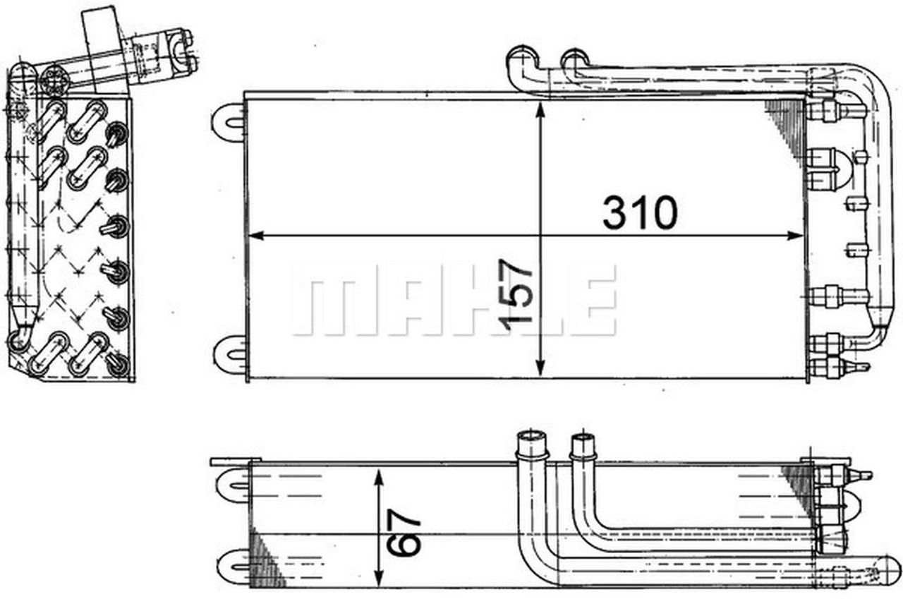 MAHLE PC Evaporator AE45000P