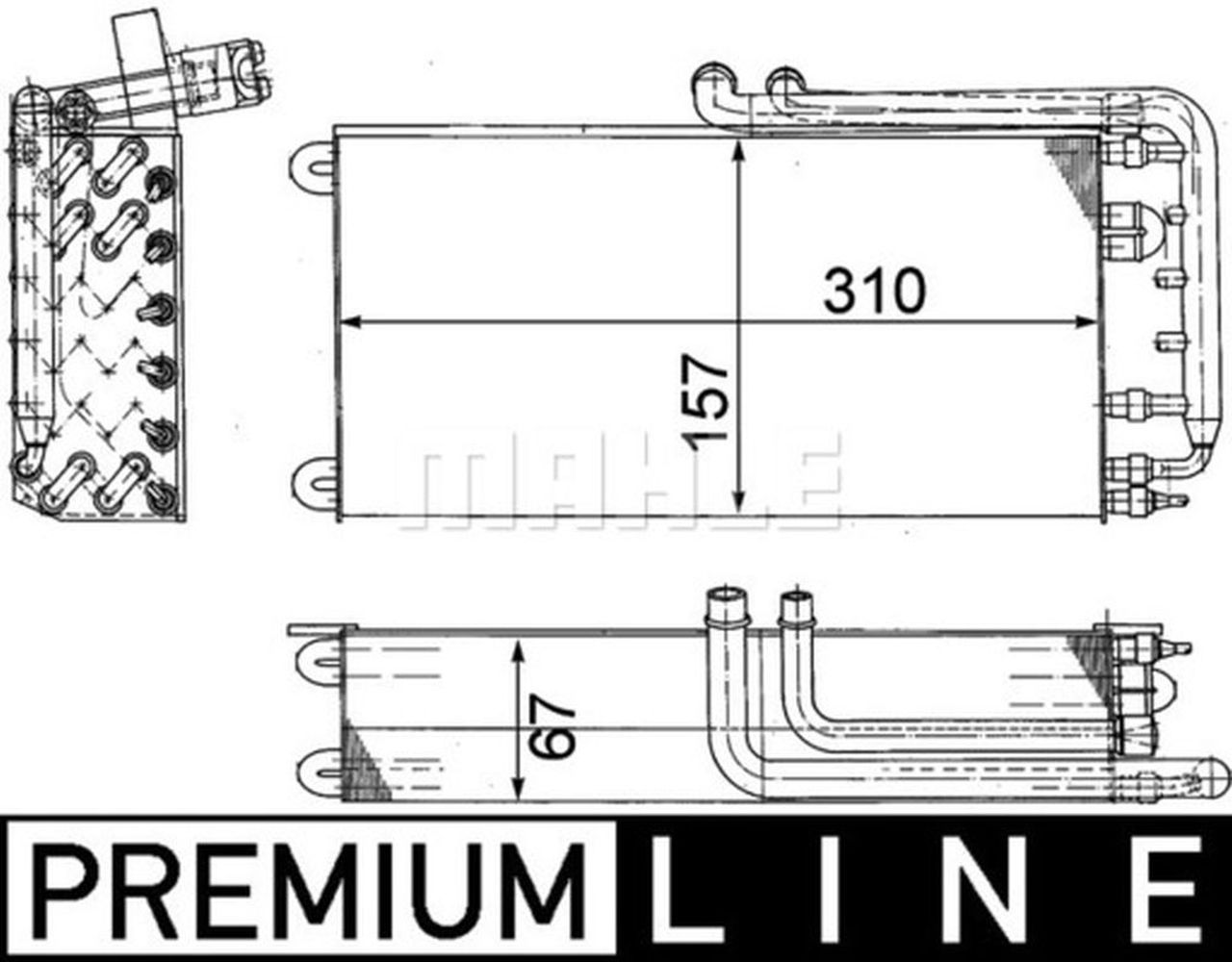 MAHLE PC Evaporator AE45000P