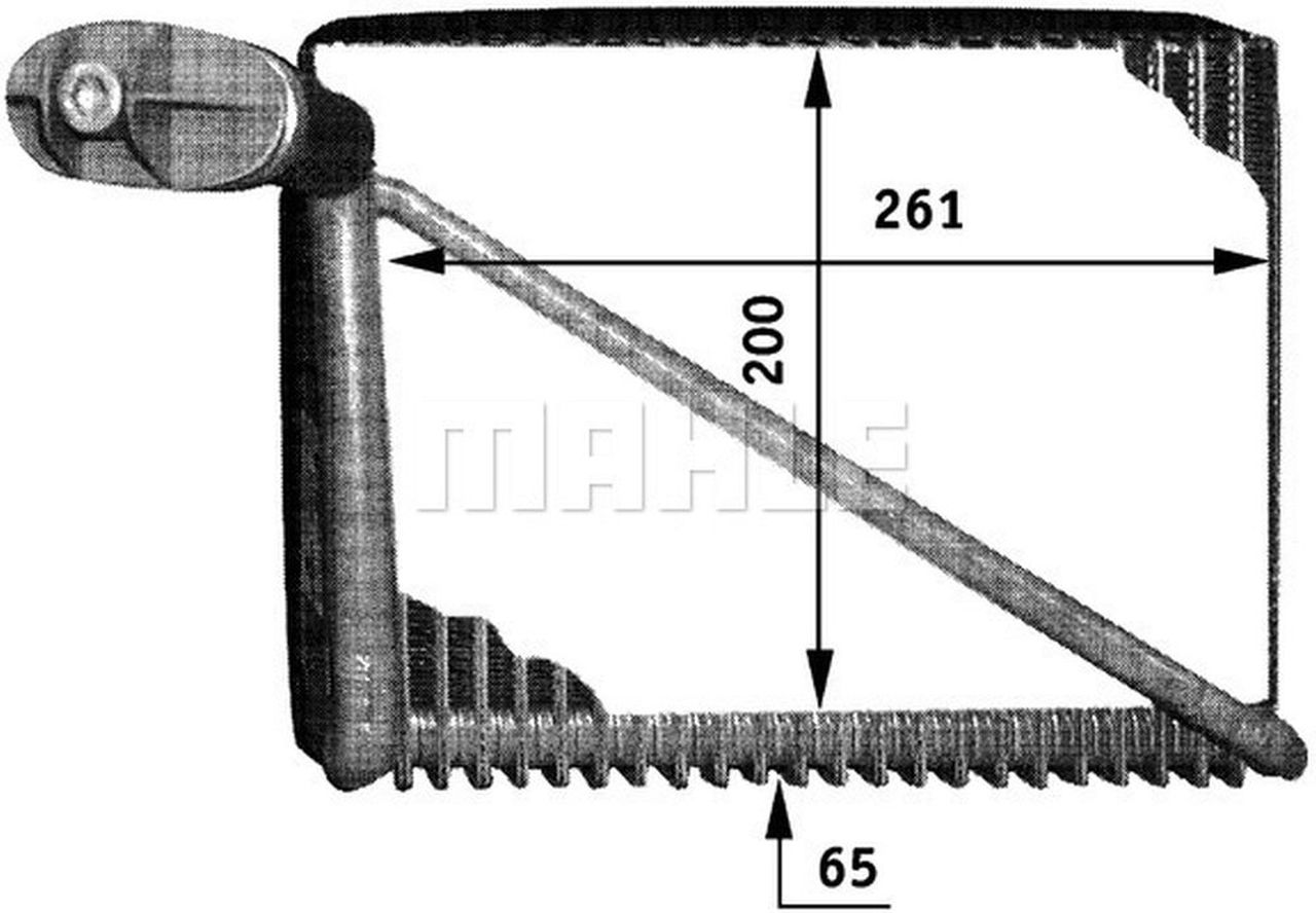MAHLE PC Evaporator AE48000P