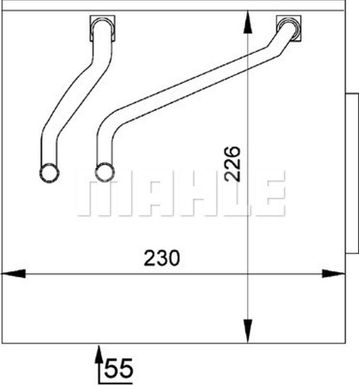 MAHLE PC Evaporator AE49000P