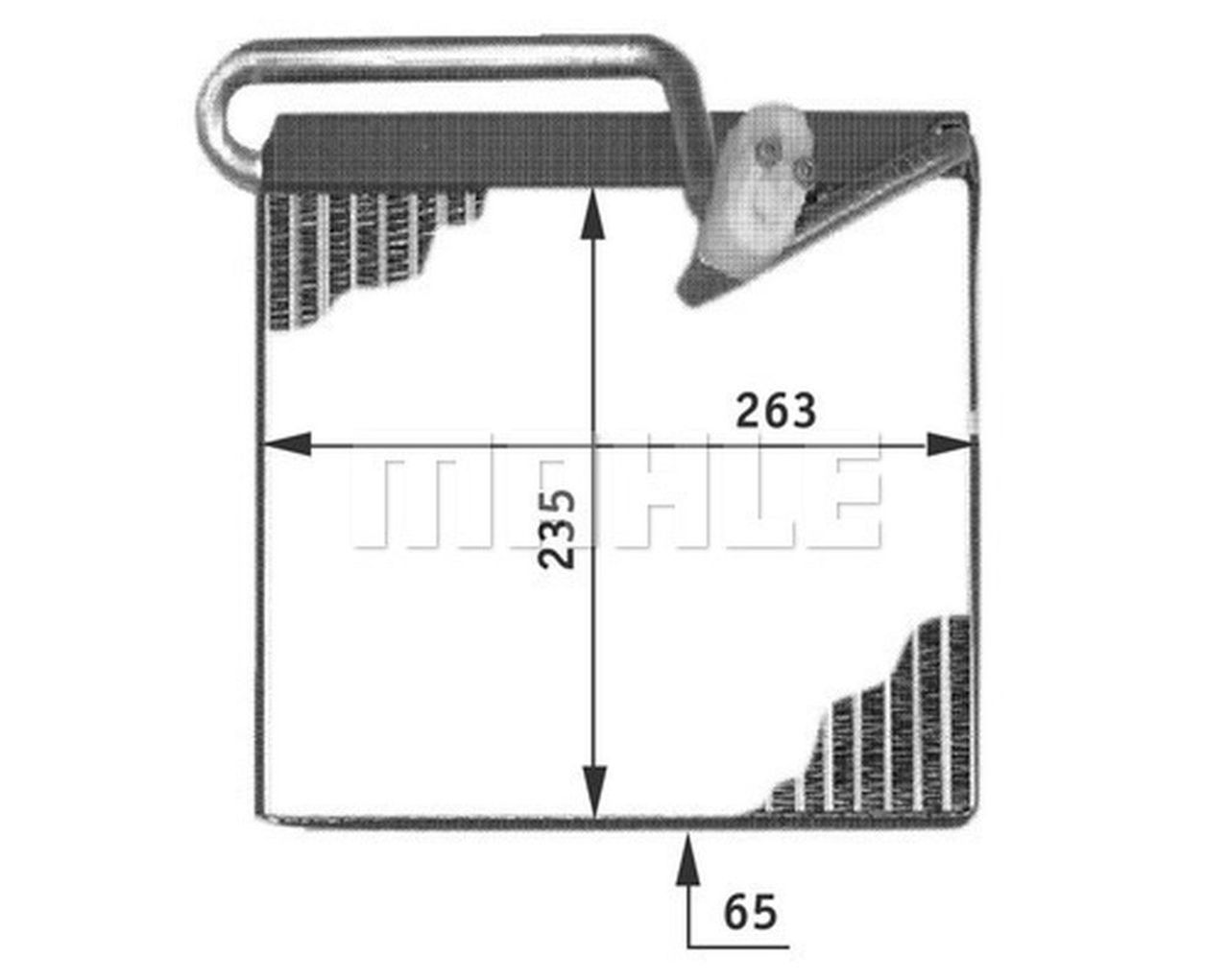 MAHLE PC Evaporator AE51000P